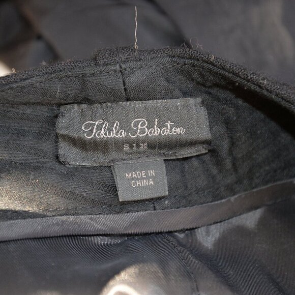 Aritzia Talula Babaton Black Wool Trousers Sz 6 - Picture 4 of 8